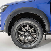 Predator Wheel Arch Extensions in Matte Black for Isuzu D-Max 2021-2024