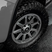 18x8 Gunmetal Grey Predator Hurricane Alloys for Ford Ranger 2012-2019