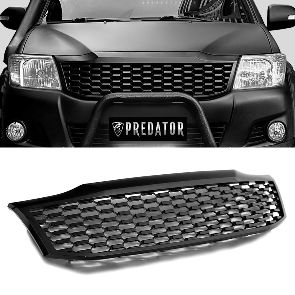 Predator Gloss Black Mesh Grille for Toyota Hilux 2011-2016
