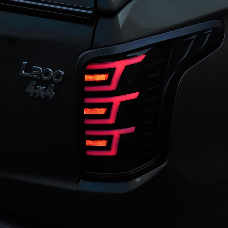 Predator Smoked LED Tail Lights for Mitsubishi L200 Series 5