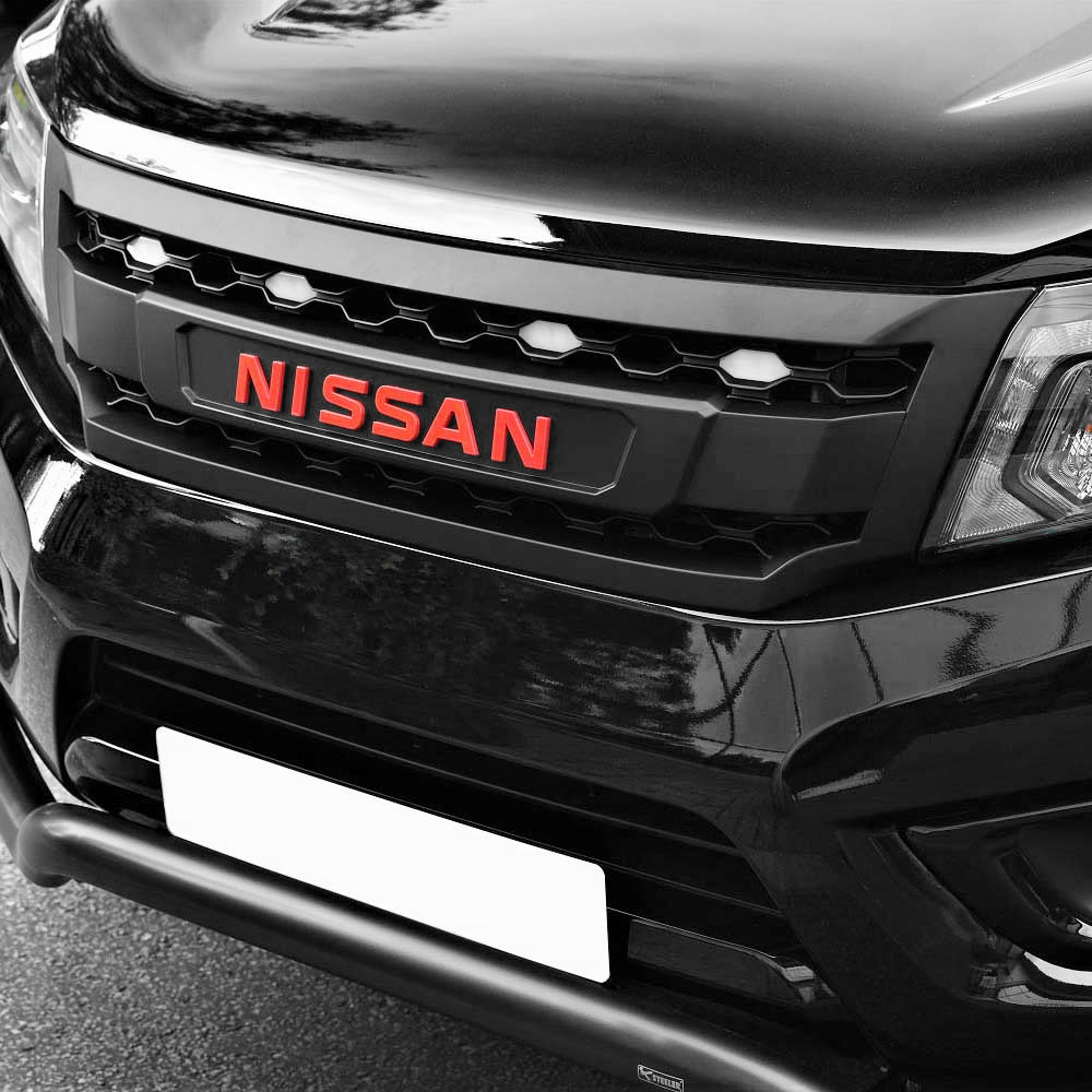Predator Matte Black Grille with LEDs for Nissan Navara NP300