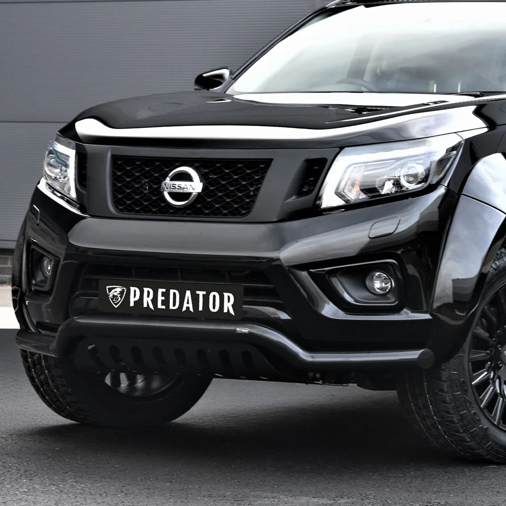 Predator Matte Black Grille with Camera Mount for Nissan Navara NP300