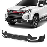 Predator Front Bumper Mask in Black and White for Isuzu D-Max 2017-2020