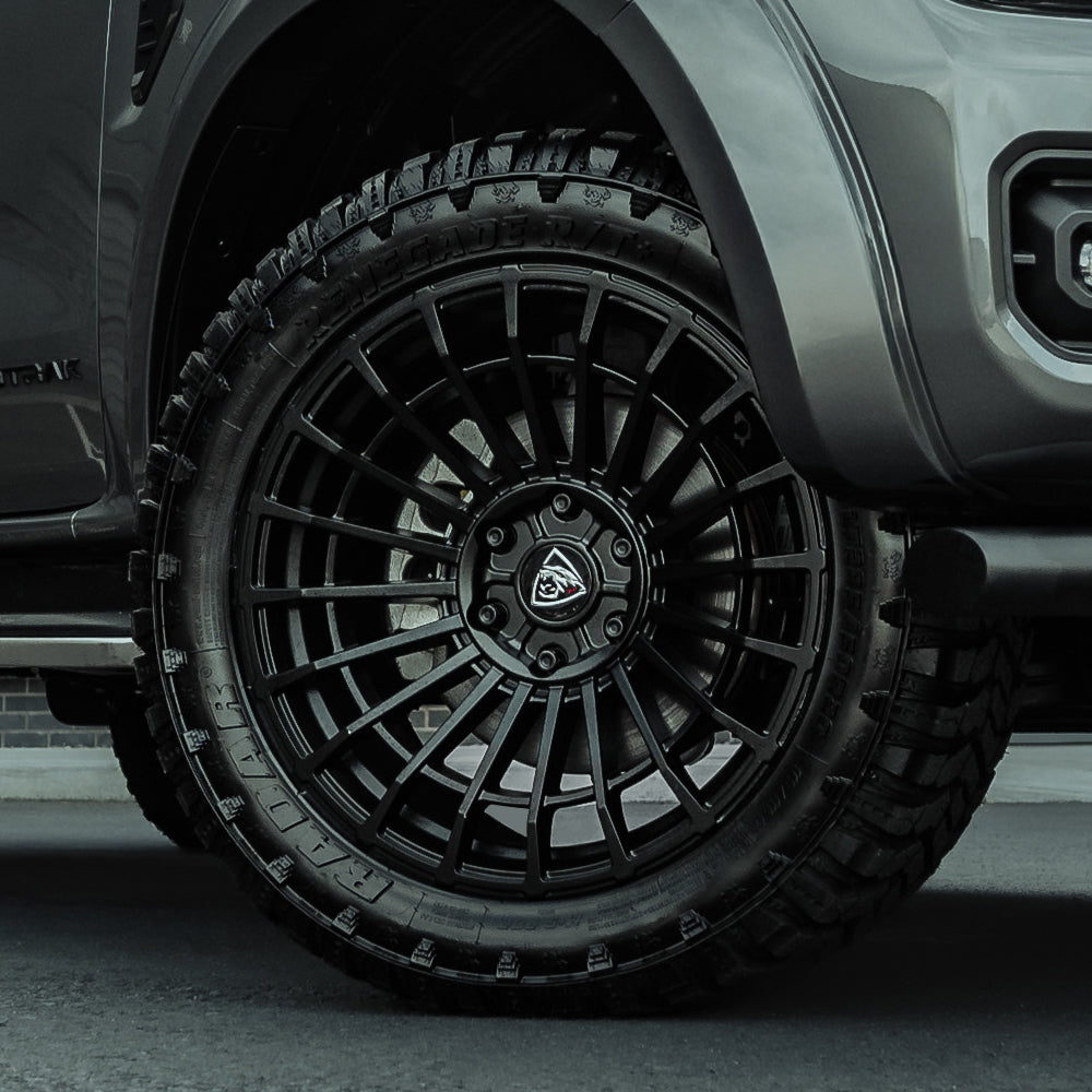 20x9.5 Matte Black Predator Iconic Alloys for Ford Ranger 2023+