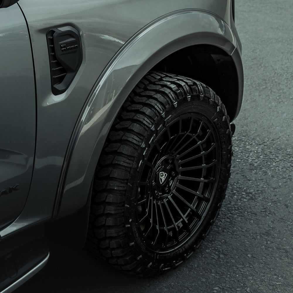 20x9.5 Matte Black Predator Iconic Alloys for Ford Ranger 2023+