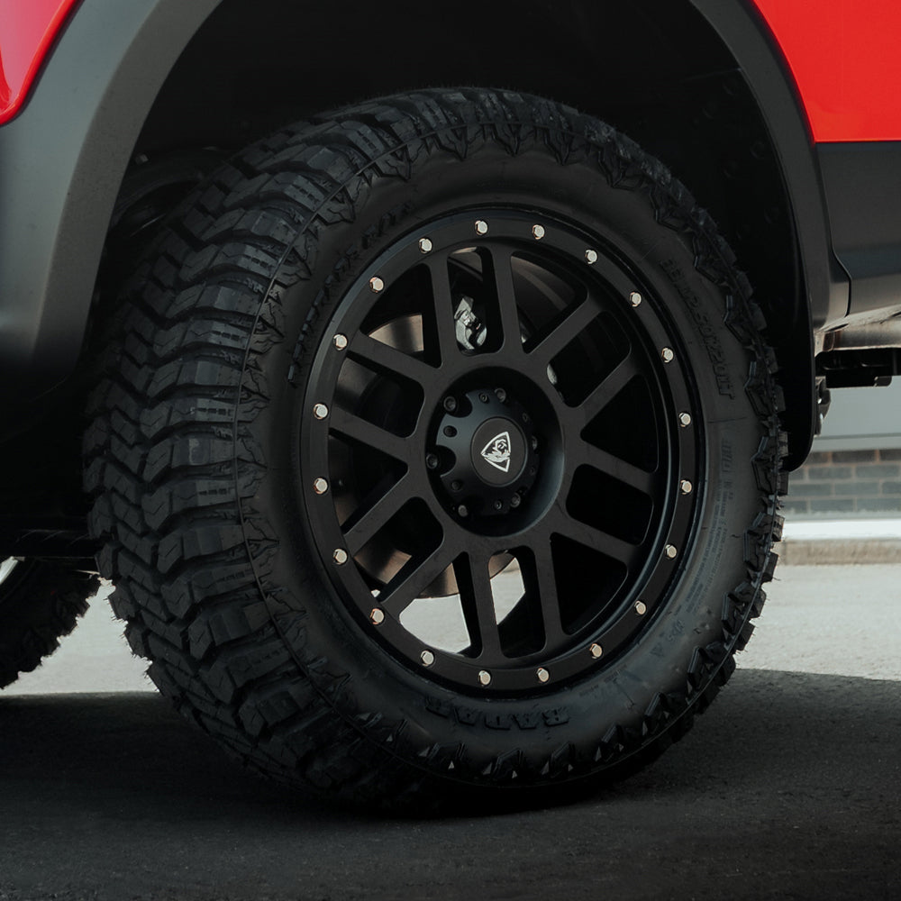 20x9 Matte Black Predator Dakar Alloys for Ford Ranger 2023+